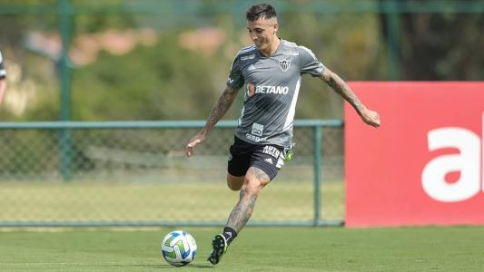 Saravia chegou ao Atlético em fevereiro, após pedido do técnico Eduardo Coudet