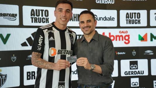 Saravia foi apresentado nesta sexta (17) na Cidade do Galo