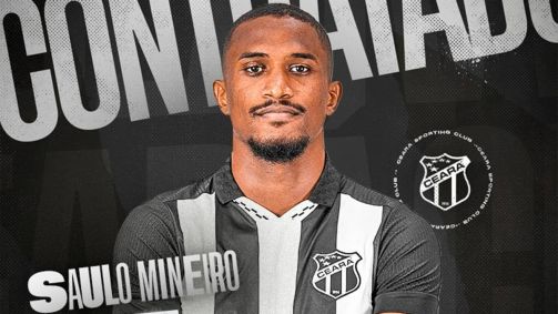 Saulo Mineiro assinou contrato com o Ceará até o final de 2026
