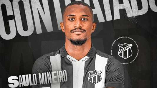 Saulo Mineiro assinou contrato com o Ceará até o final de 2026