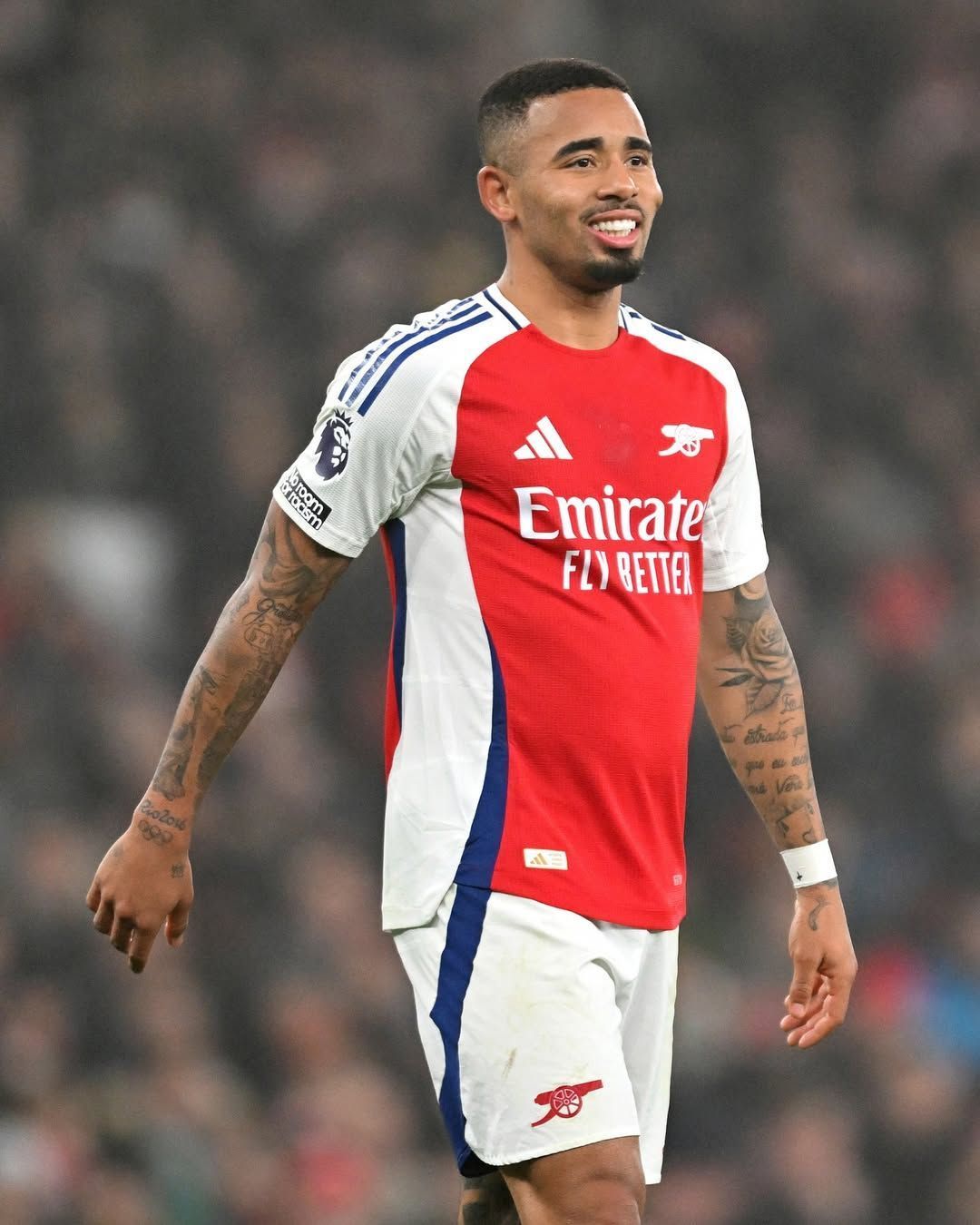 Gabriel Jesus fica fora da lista dos inscritos do Arsenal na Liga dos Campeões