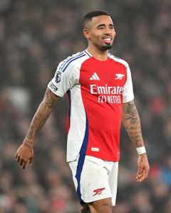 Gabriel Jesus em ação pelo Arsenal