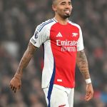 Gabriel Jesus fica fora da lista dos inscritos do Arsenal na Liga dos Campeões