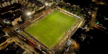 Estádio Estrela D'Alva, em Bagé, no interior gaúcho