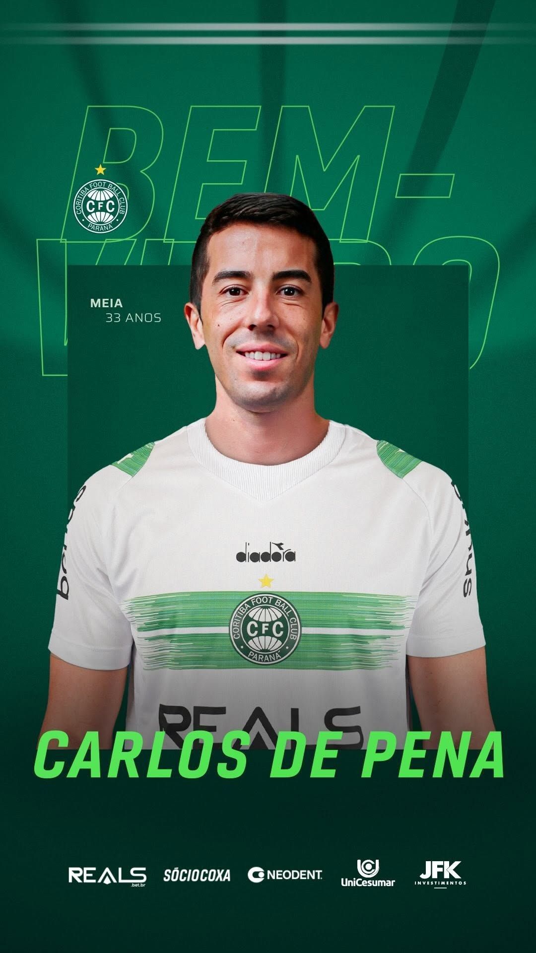 Ex-Inter é anunciado como novo reforço do Coritiba