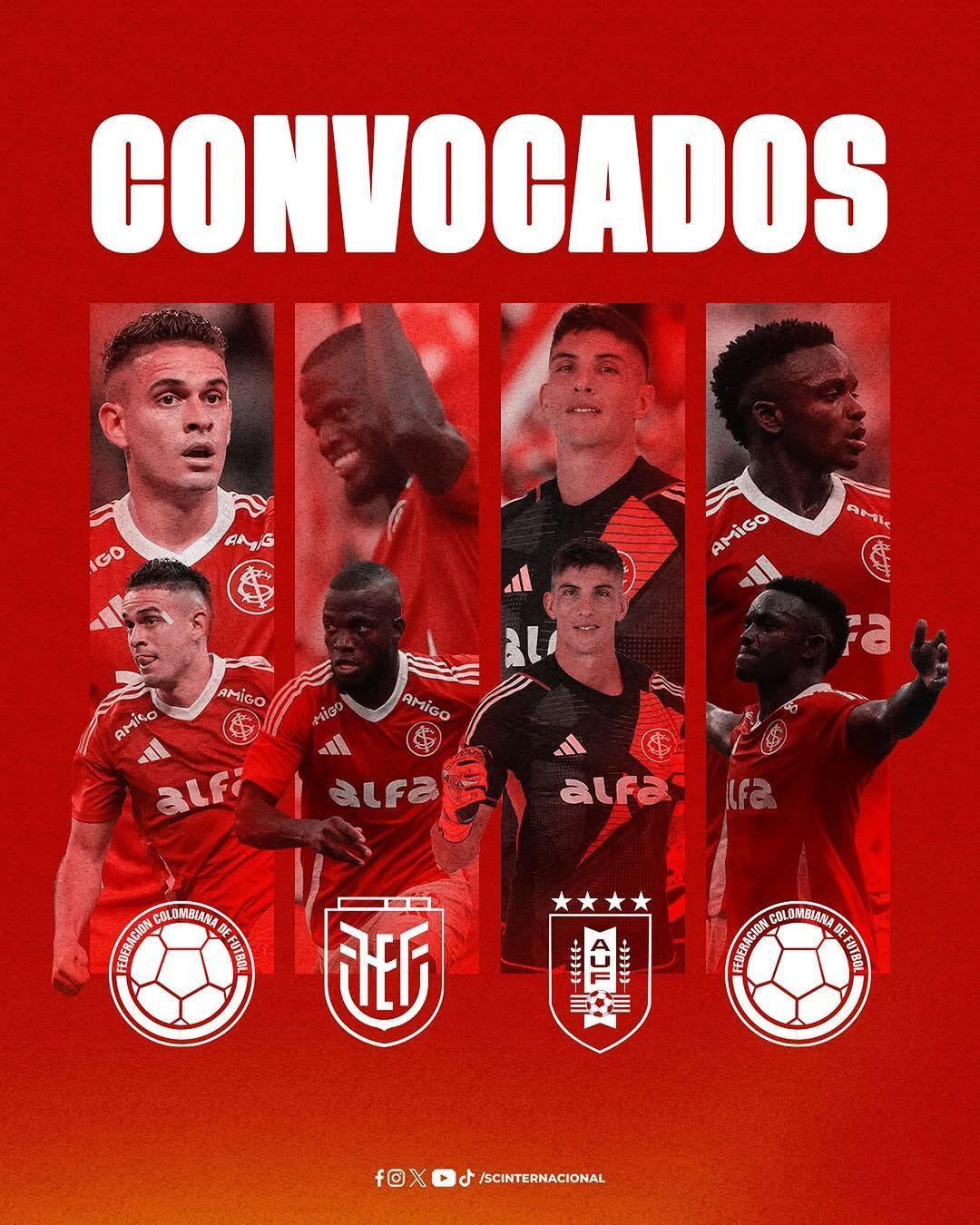 Inter tem quatro jogadores convocados na Data Fifa; veja nomes