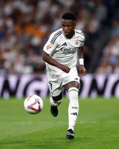 Vinicius Júnior em ação pelo Real Madrid