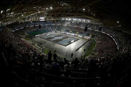 Palco da final da Kings League Brazil 2025