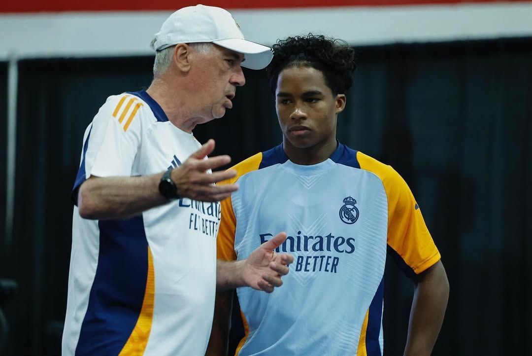 Seleção Brasileira: Endrick se despede de Ancelotti no Real Madrid e manda recado