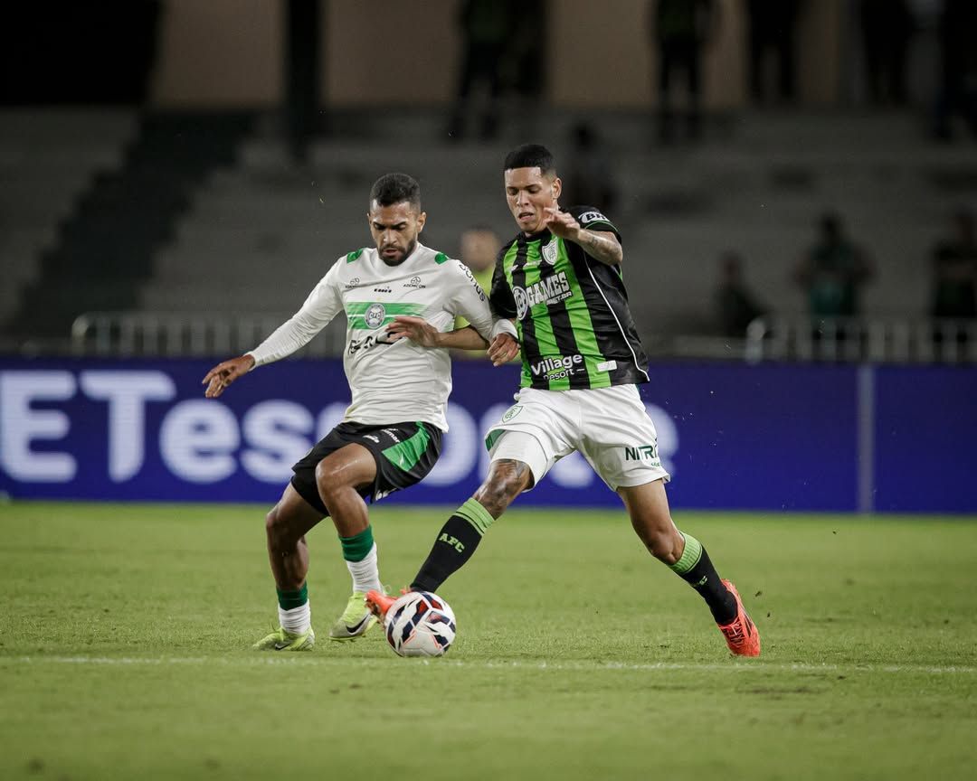 América amplia série de marcas negativas com derrota para o Coritiba na Série B