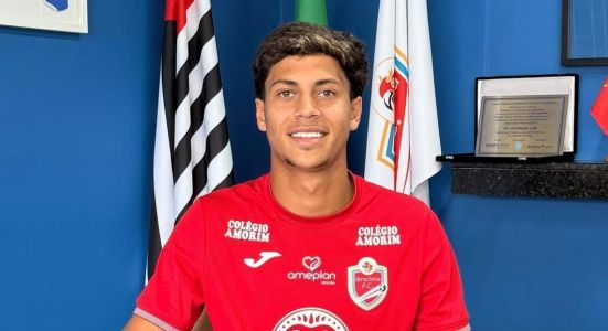 Ian Ângelo, filho de Hulk, atacante do Atlético, e novo reforço do Ibrachina-SP