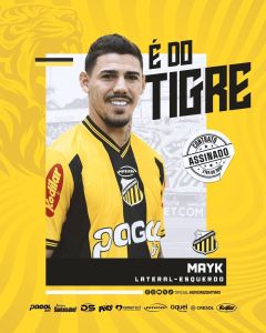 Mayk assinou com o Novorizontino até metade de 2026