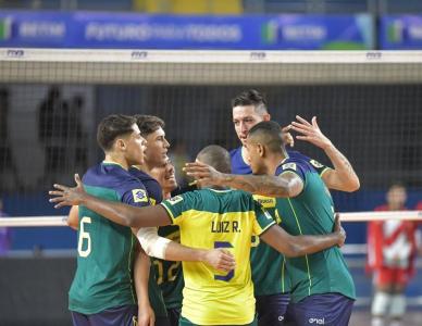 Seleção Brasileira de Novos na Copa América de Vôlei em Betim