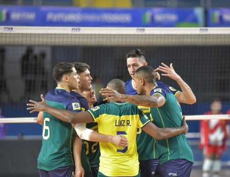 Seleção Brasileira de Novos na Copa América de Vôlei em Betim