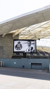 Estádio do Porto exibe foto de Diogo Jota em telão