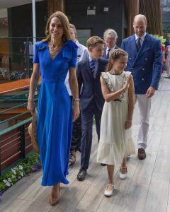 Kate Middleton, George, Charlotte e William