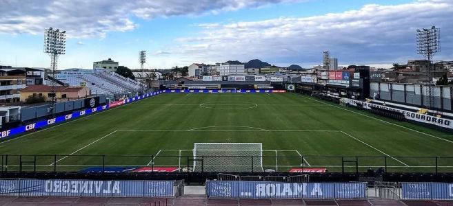 Arena Sicredi, em São João del-Rei, palco do jogo entre Athletic e Avaí