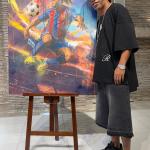 Ronaldinho Gaúcho é homenageado com exposição de arte no Japão; veja quadros
