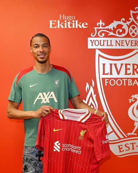 Hugo Ekitike, atacante do Liverpool