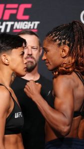 Iasmin Lucindo e Angela Hill se enfrentarão no card principal neste sábado (9)
