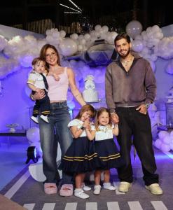 Virginia, Zé Felipe e os filhos