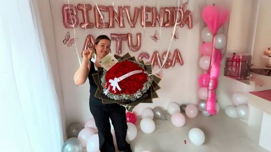 Mãe de jogador do Atlético que ganhou um apartamento do filho