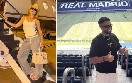 Virginia Fonseca esteve na 'casa' do Real Madrid para realizar sonho de amigo