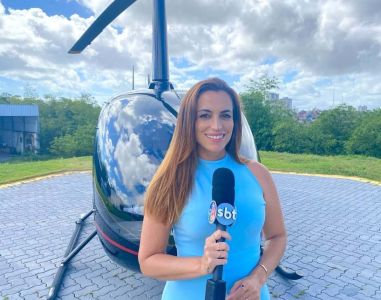 Lara Linhares, repórter do SBT
