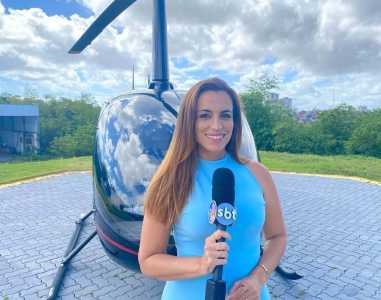 Lara Linhares, repórter do SBT