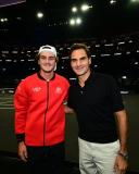 João Fonseca e Roger Federer se encontram pela primeira vez
