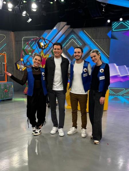 Mayara Mattar, Celso Portiolli, João Augusto Liberato e Laura Portiolli