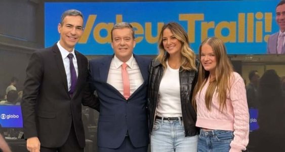 César Tralli, Roberto Kovalick, Ticiane Pinheiro e Rafa Justus
