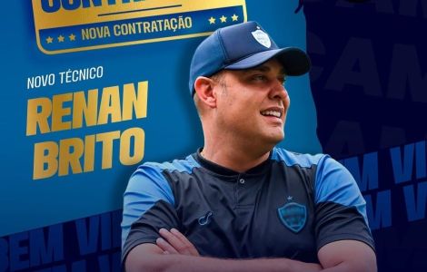 Renan Brito Soares, ex-Inter e atual treinador da Aparecidense-GO