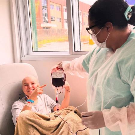 Isabel Veloso passou pelo segundo transplante em outubro