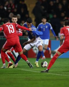 Itália e Moldávia se enfrentaram nesta quinta-feira (13), pelas Eliminatórias da Copa do Mundo