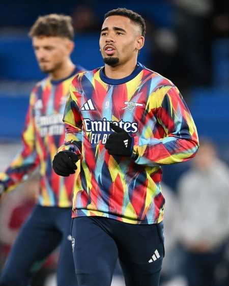 Gabriel Jesus, de volta à ação pelo Arsenal