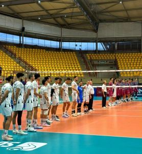 Suzano Vôlei e JF Vôlei nesta segunda-feira (8), em Juiz de Fora