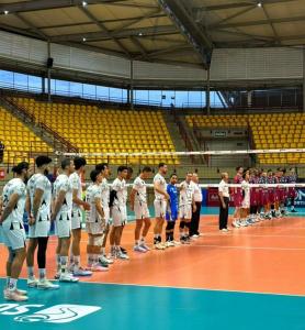 Suzano Vôlei e JF Vôlei nesta segunda-feira (8), em Juiz de Fora