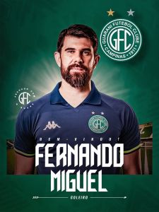 Anúncio de Fernando Miguel no Guarani