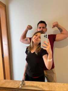 Isabel Veloso e Lucas Borbas estão casados há mais de um ano