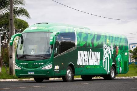 Novo ônibus do Uberlândia para a temporada 2026