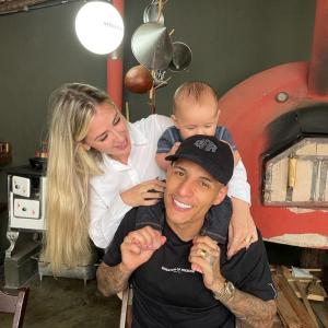 Gabriela Melchior, esposa de Guilherme Arana, se despediu do Atlético