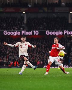 Equipes se enfrentaram nesta quinta-feira (8), no Anfield