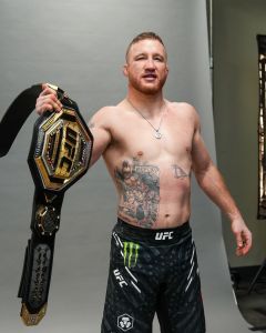 Justin Gaethje é o campeão interino do peso-leve do UFC