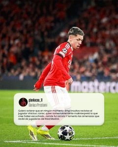 Gianluca Prestianni, jogador argentino do Benfica