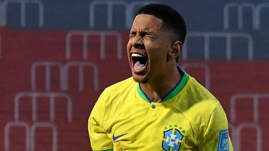 Savinho, meia-atacante da Seleção Brasileira Sub-20, abriu o marcador da goleada no Mundial