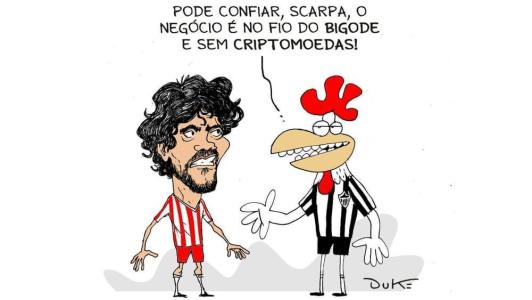 Scarpa em negociações com o Galo