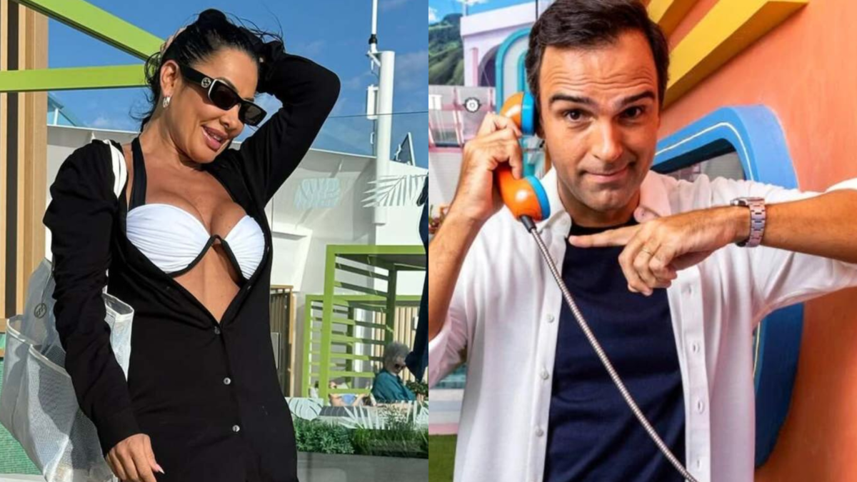 Scheila Carvalho retruca Tadeu Schmidt após comparação no BBB 25