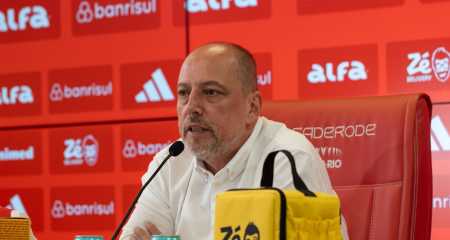Alessandro Barcellos, presidente do Inter, busca novo treinador para o seu último ano de mandato