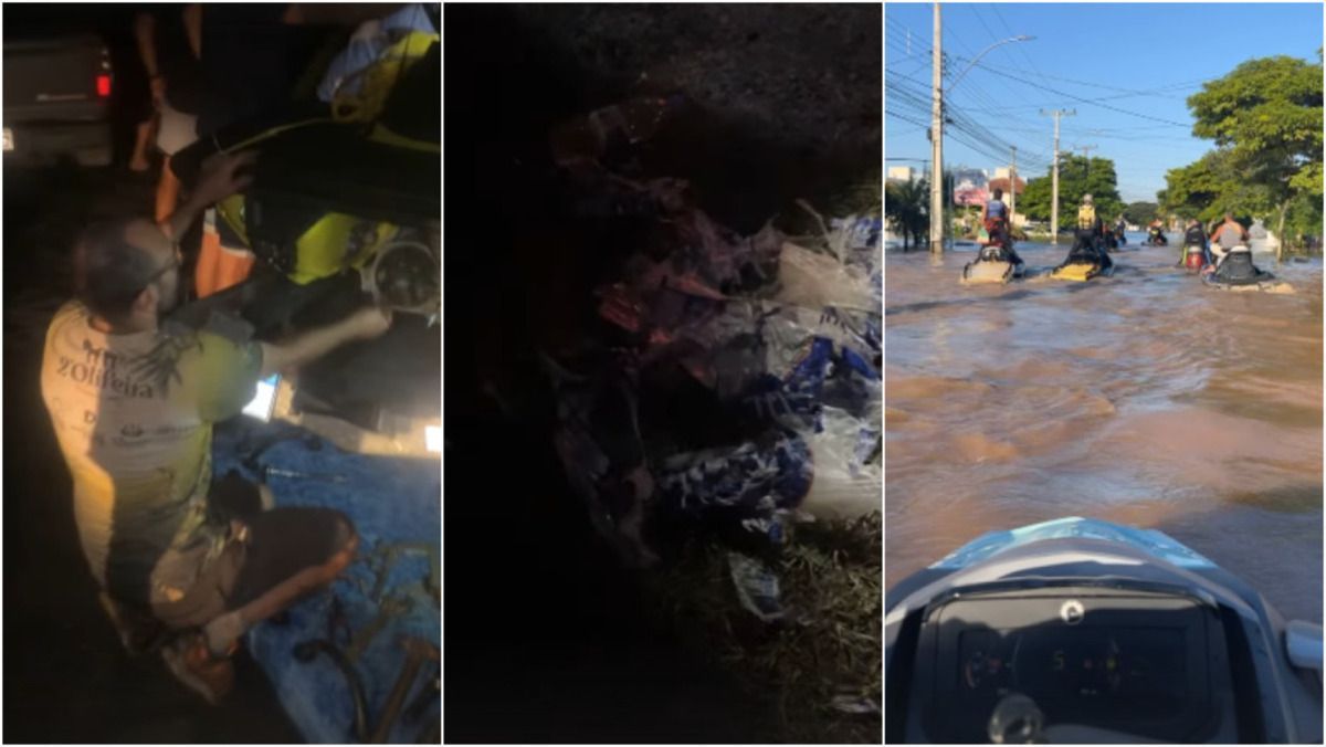 Pedro Scooby e surfistas têm jet-skis danificados em primeiro dia de resgates no RS